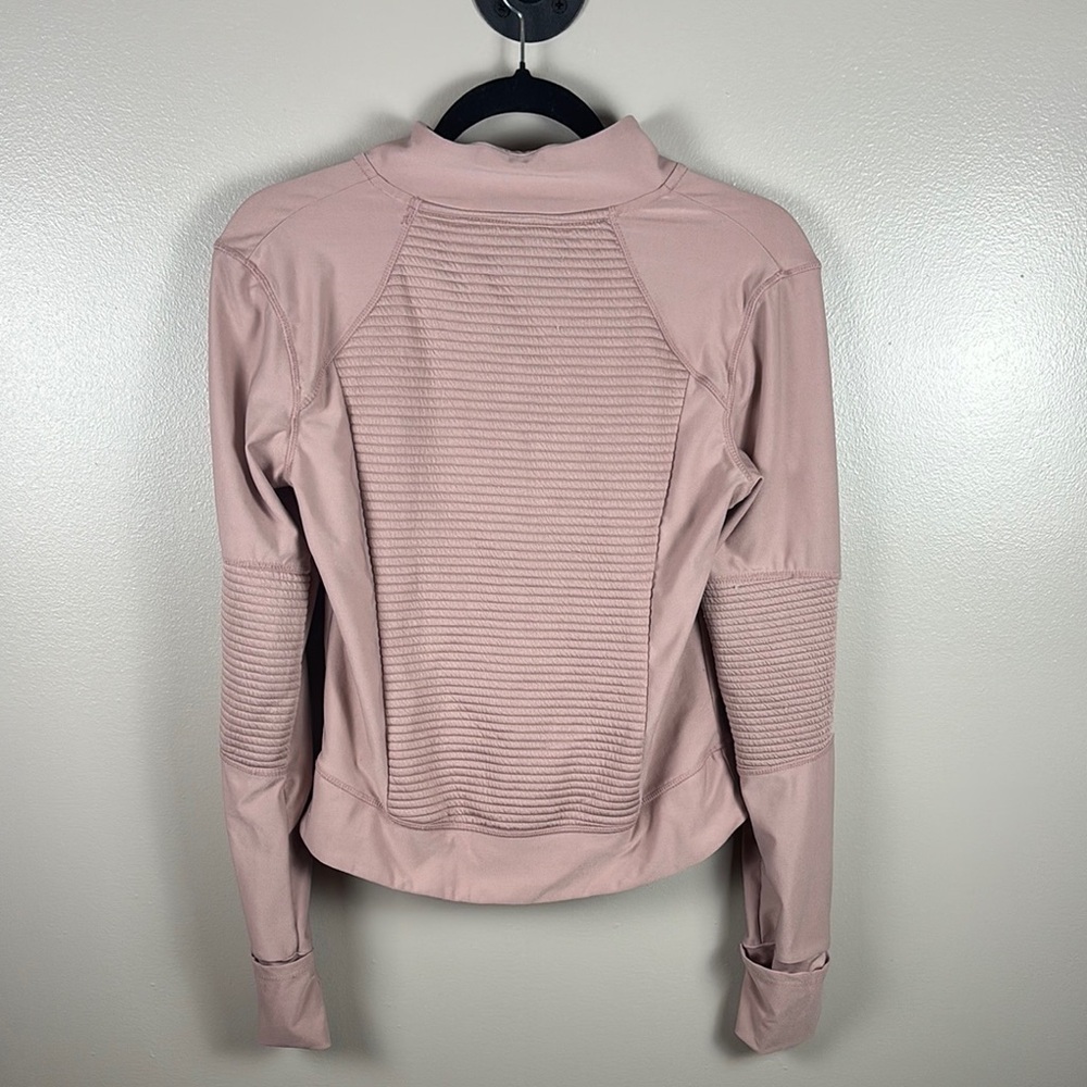 Mondetta Pink Jacket with Ribbed Texture - Picture 7 of 8